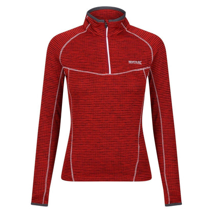 Rumba Red - Front - Regatta Womens-Ladies Yonder Raglan Long-Sleeved Sweatshirt