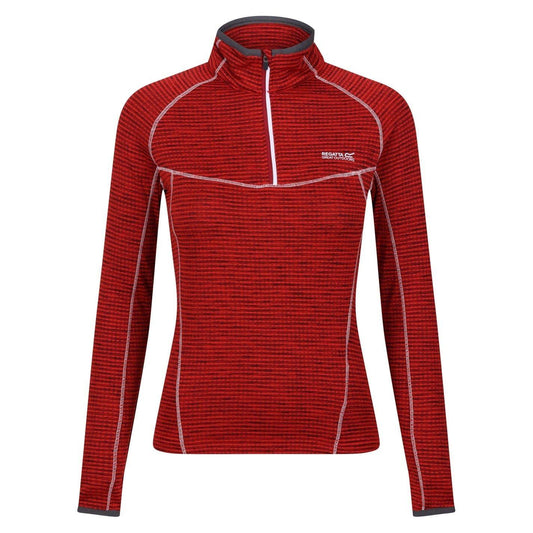 Rumba Red - Front - Regatta Womens-Ladies Yonder Raglan Long-Sleeved Sweatshirt