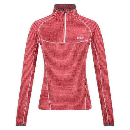 Mineral Red - Front - Regatta Womens-Ladies Yonder Raglan Long-Sleeved Sweatshirt