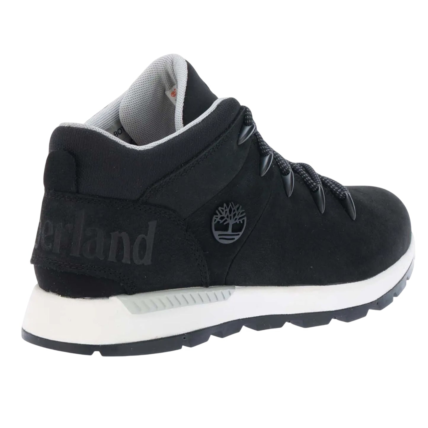 Black - Back - Timberland Womens-Ladies Sprint Trekker Leather Lace Up Trainers