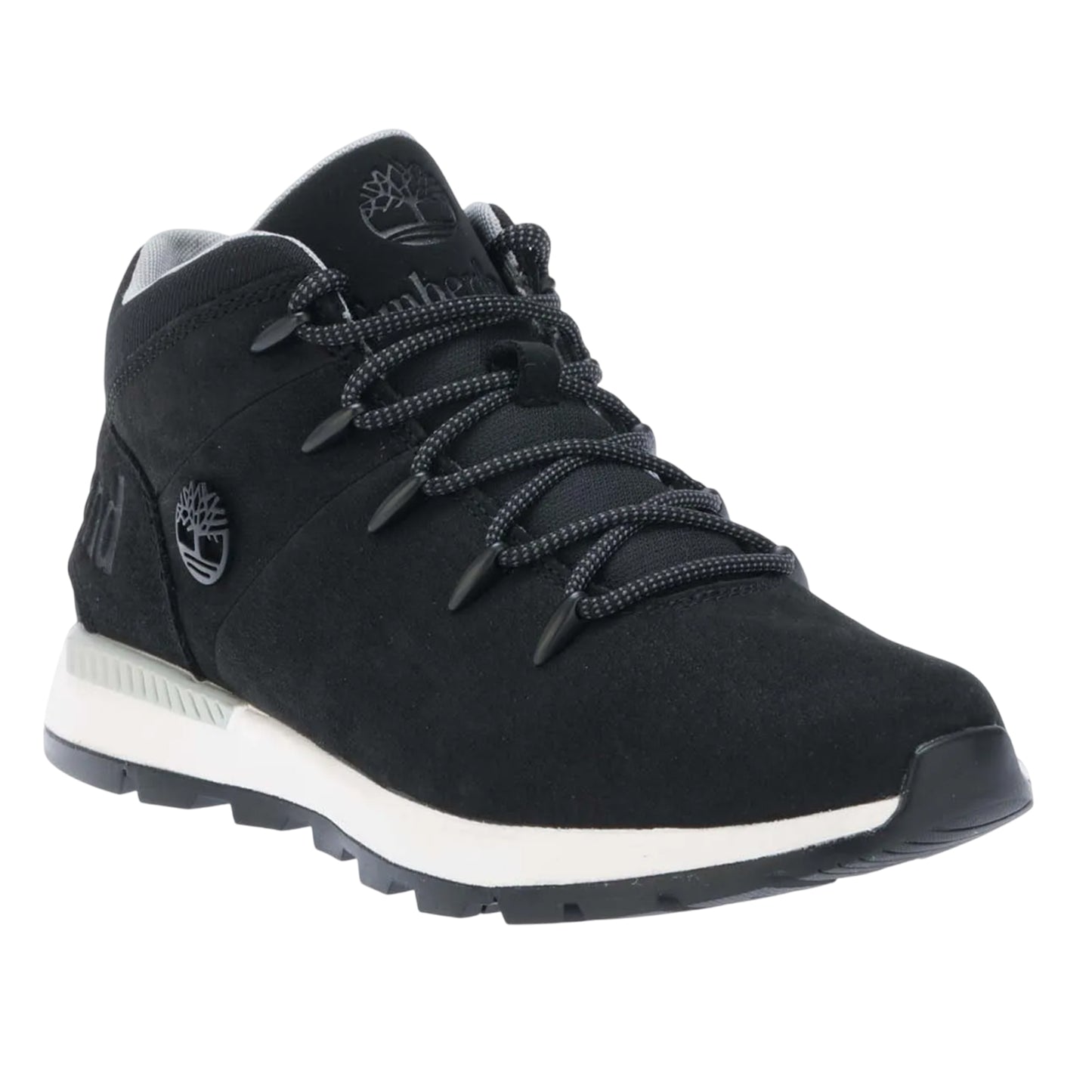 Black - Front - Timberland Womens-Ladies Sprint Trekker Leather Lace Up Trainers