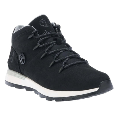 Black - Front - Timberland Womens-Ladies Sprint Trekker Leather Lace Up Trainers