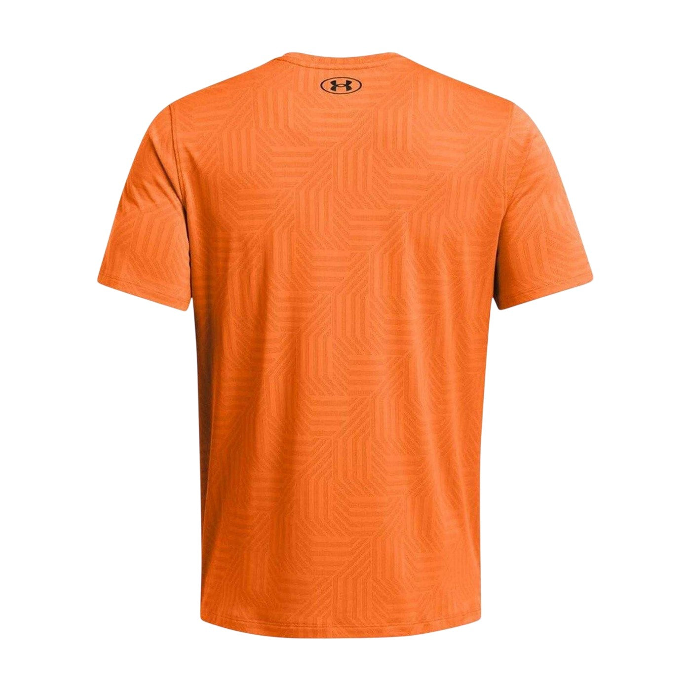 Orange - Back - Under Armour Mens Geotessa Vent T-Shirt
