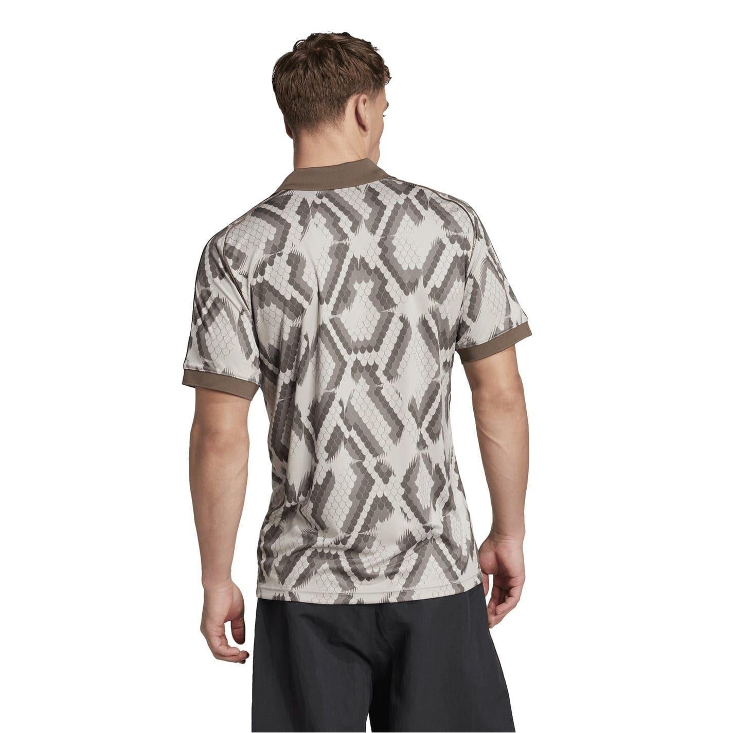 Light Brown - Lifestyle - Adidas Mens FC Barcelona Jersey Polo Shirt