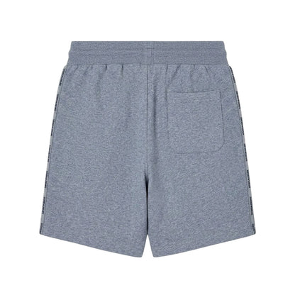 Grey Melange - Back - Emporio Armani EA7 Mens Tapered Shorts