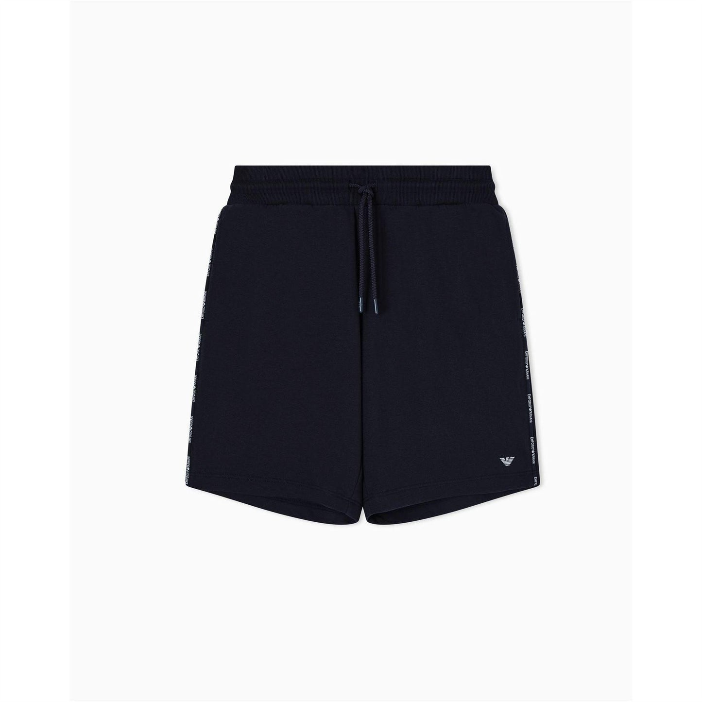 Navy - Front - Emporio Armani EA7 Mens Tapered Shorts