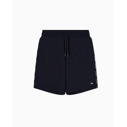 Navy - Front - Emporio Armani EA7 Mens Tapered Shorts