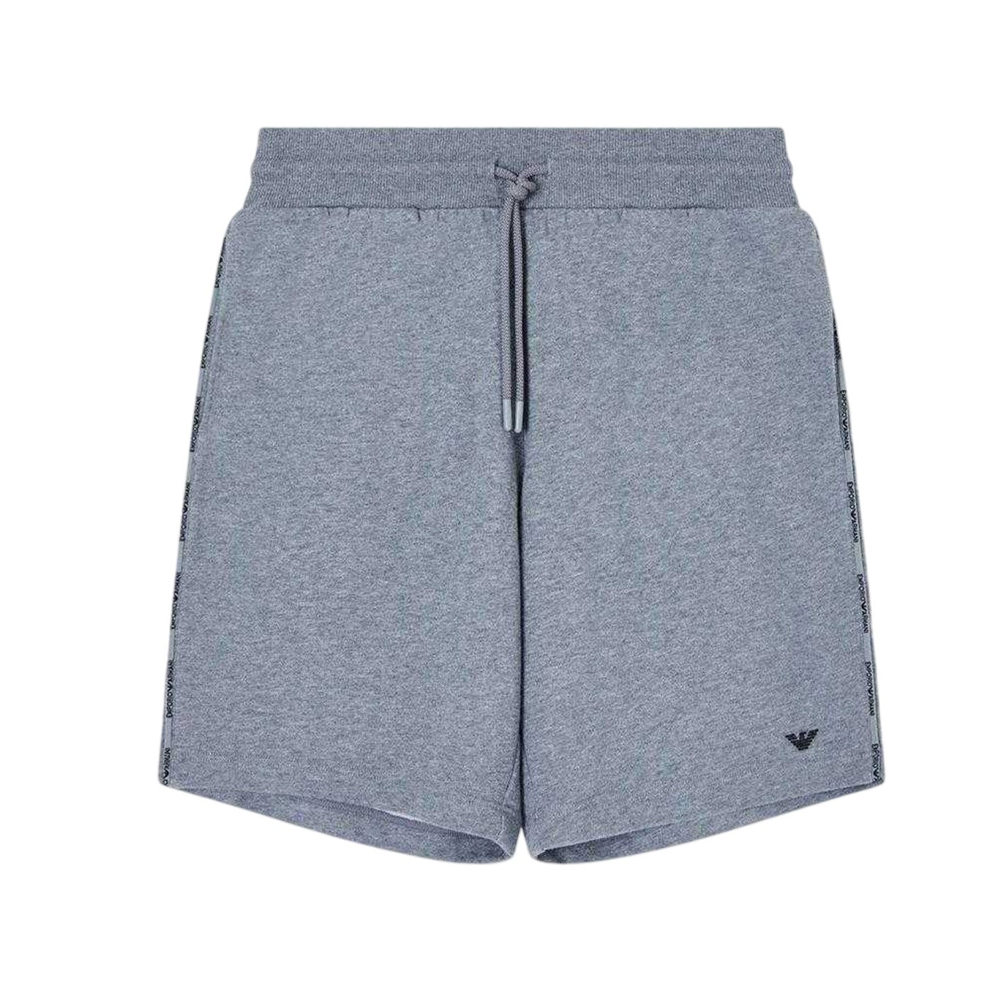 Grey Melange - Front - Emporio Armani EA7 Mens Tapered Shorts