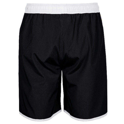 Black-White - Back - Arena Unisex Adult Team Swim Shorts