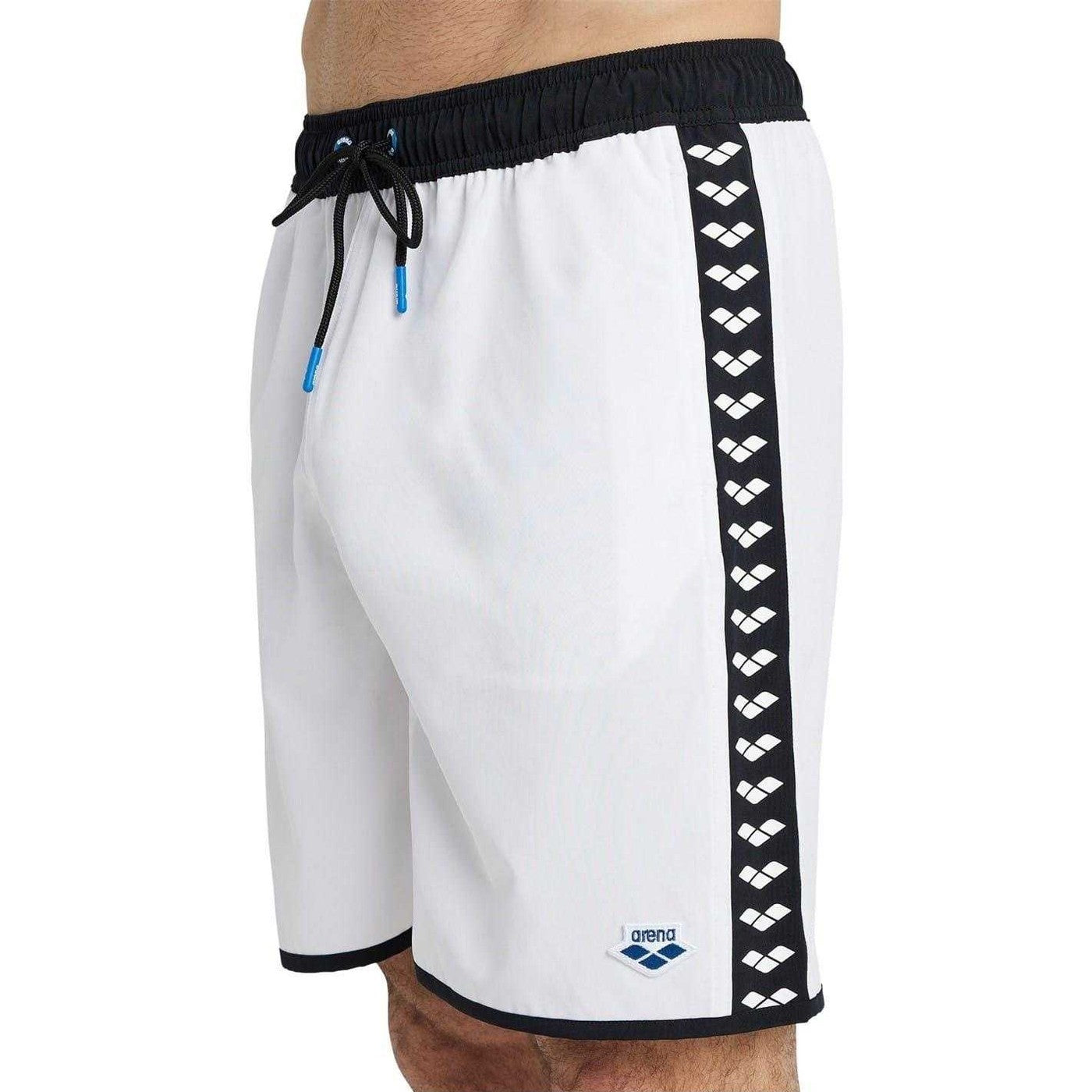 White-Black - Lifestyle - Arena Unisex Adult Team Swim Shorts