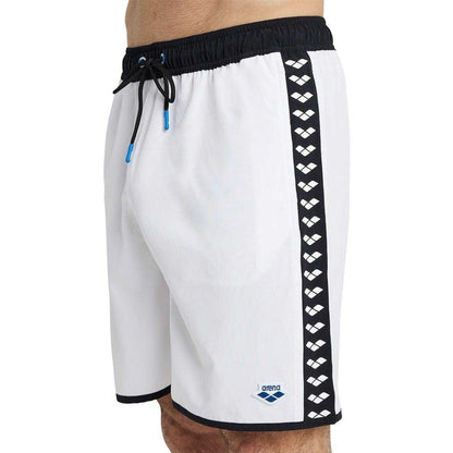 White-Black - Lifestyle - Arena Unisex Adult Team Swim Shorts