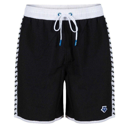 Black-White - Front - Arena Unisex Adult Team Swim Shorts