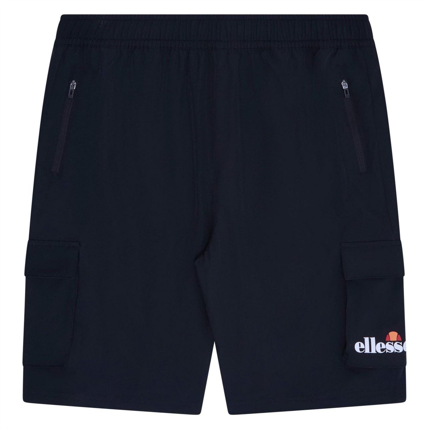 Black - Front - Ellesse Mens Cafaro Cargo Shorts