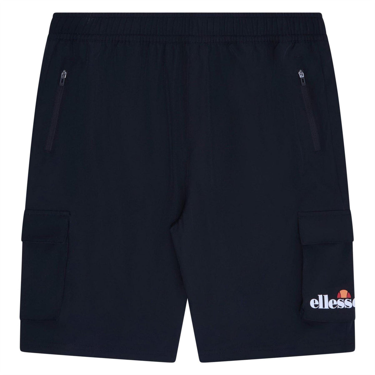 Black - Front - Ellesse Mens Cafaro Cargo Shorts