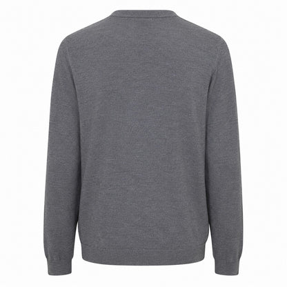 Medium Blue - Front - Boss Mens Crew Neck Regular Long-Sleeved Sweatshirt