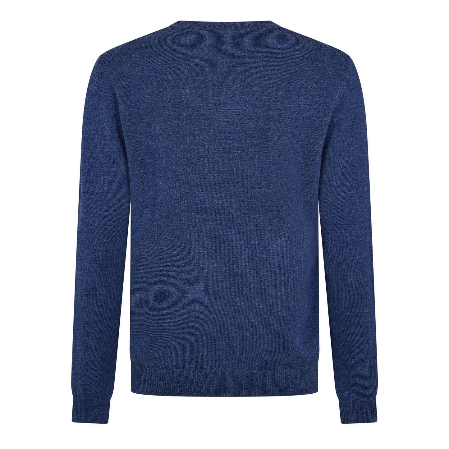 Medium Blue - Side - Boss Mens Crew Neck Regular Long-Sleeved Sweatshirt