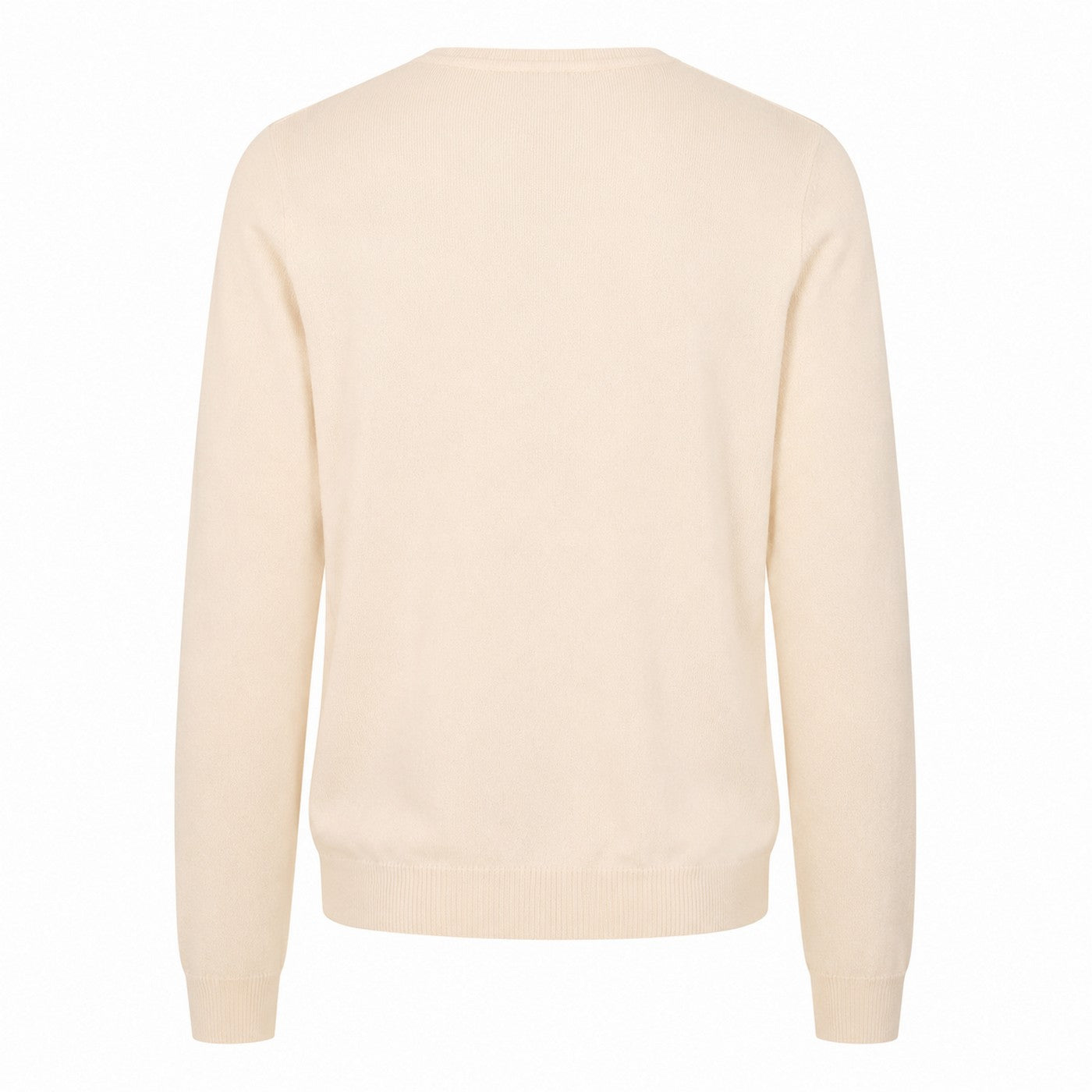 White - Back - Boss Mens Crew Neck Regular Long-Sleeved Sweatshirt