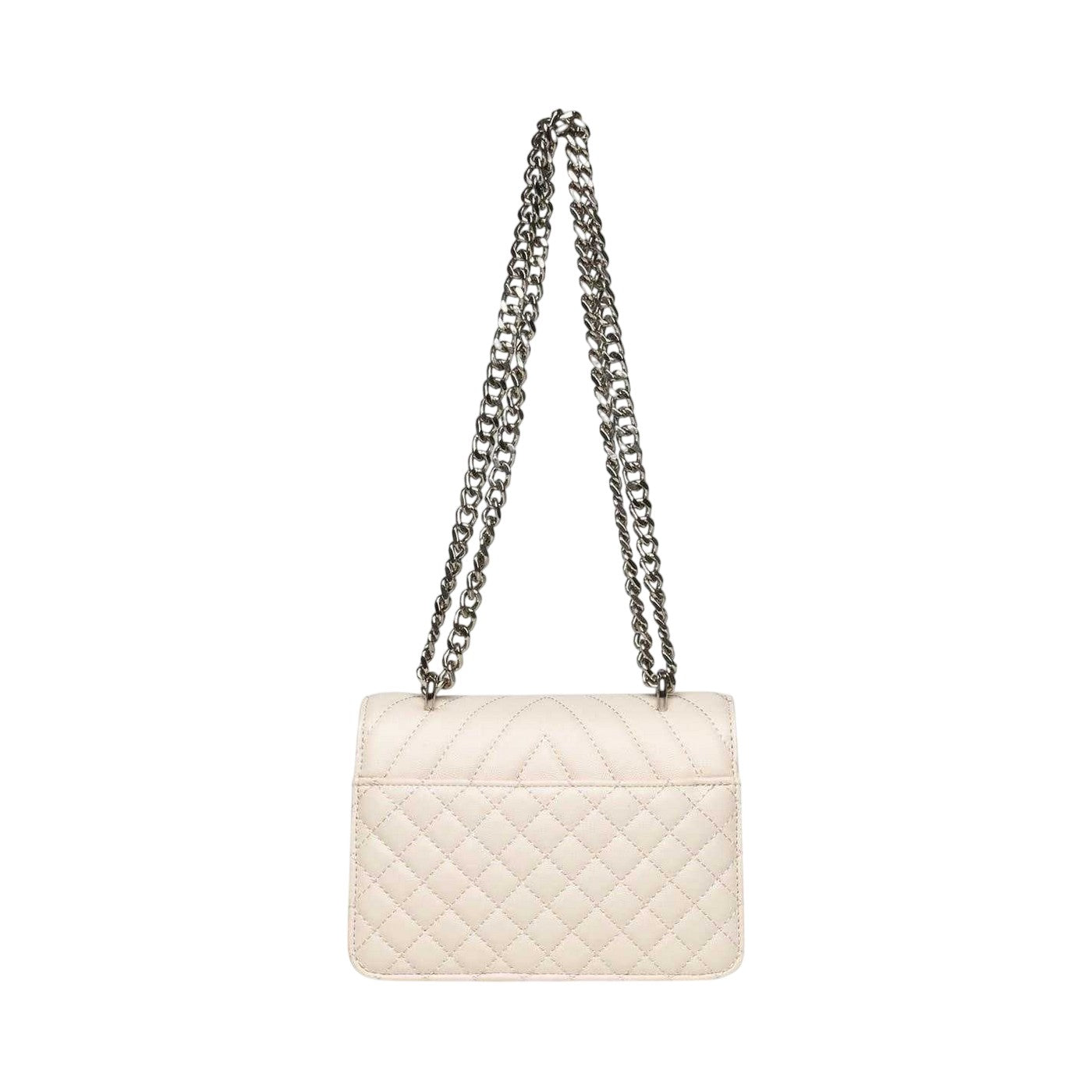 Bone - Back - Steve Madden Chain Strap Crossbody Bag