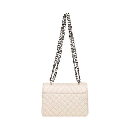 Bone - Back - Steve Madden Chain Strap Crossbody Bag