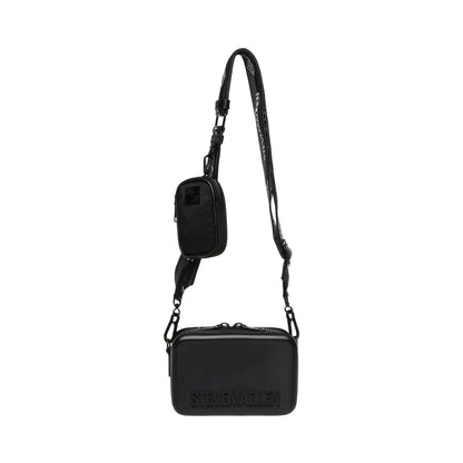 Black - Front - Steve Madden Textured Crossbody Bag