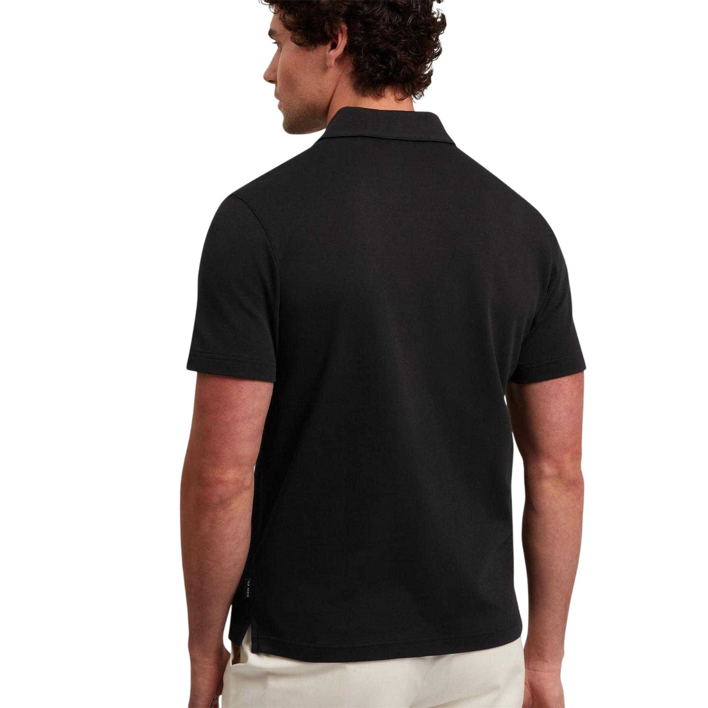 Black - Back - Ted Baker Mens Polo Shirt