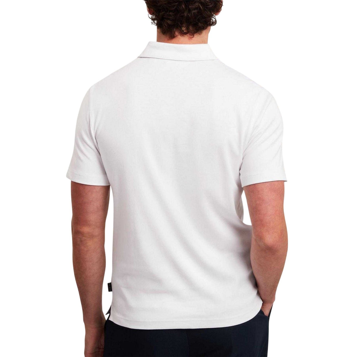 White - Back - Ted Baker Mens Polo Shirt