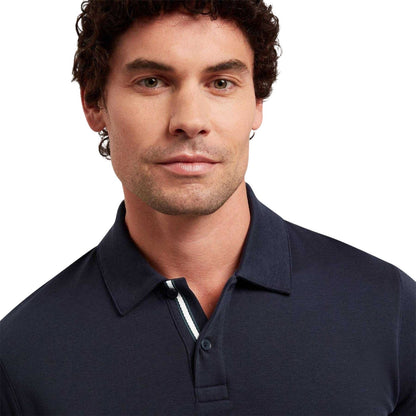 Navy - Side - Ted Baker Mens Polo Shirt