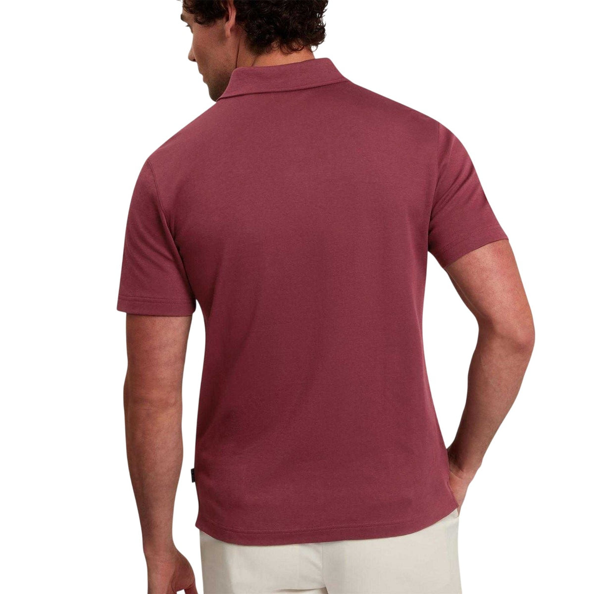 Wine - Back - Ted Baker Mens Polo Shirt
