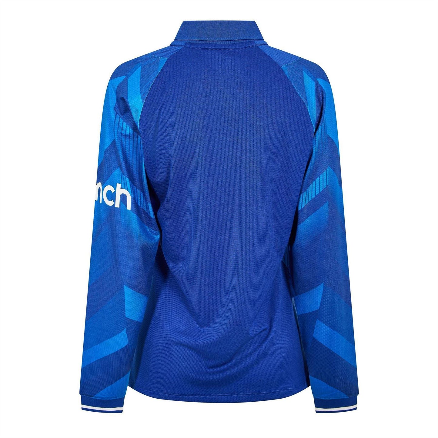 Sodalite Blue - Back - Castore Womens-Ladies England Long-Sleeved Cricket Shirt