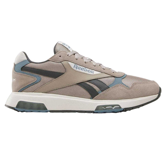 Beige - Front - Reebok Womens-Ladies Glide DMX Leather Air Cushioned Trainers