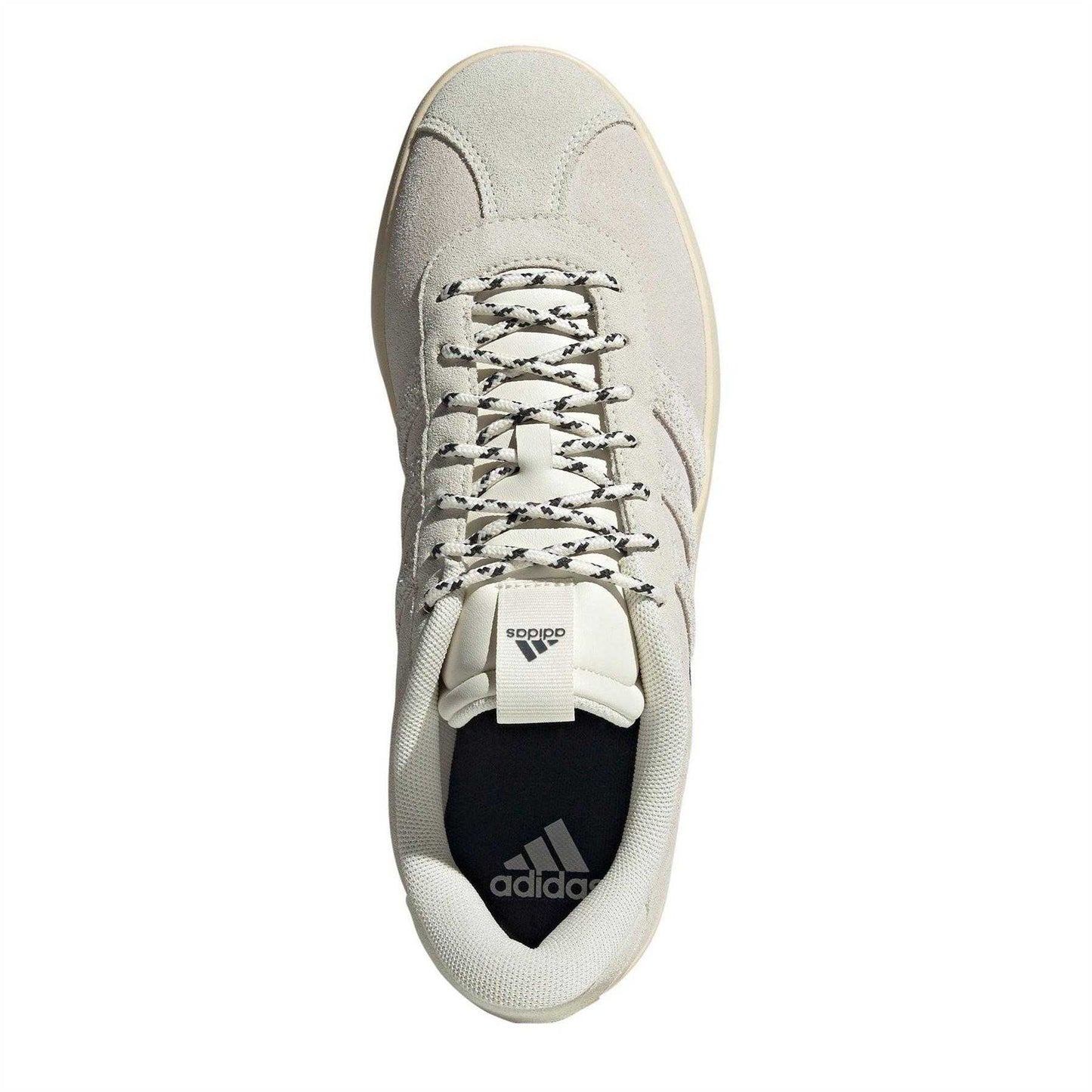 Off White - Lifestyle - Adidas Mens VL Court 3.0 Suede Low Cut Flat Trainers