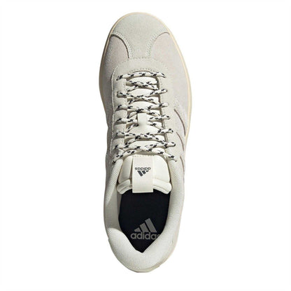 Off White - Lifestyle - Adidas Mens VL Court 3.0 Suede Low Cut Flat Trainers