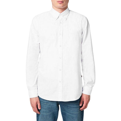 White - Lifestyle - Boss Mens Rickert Oxford Shirt