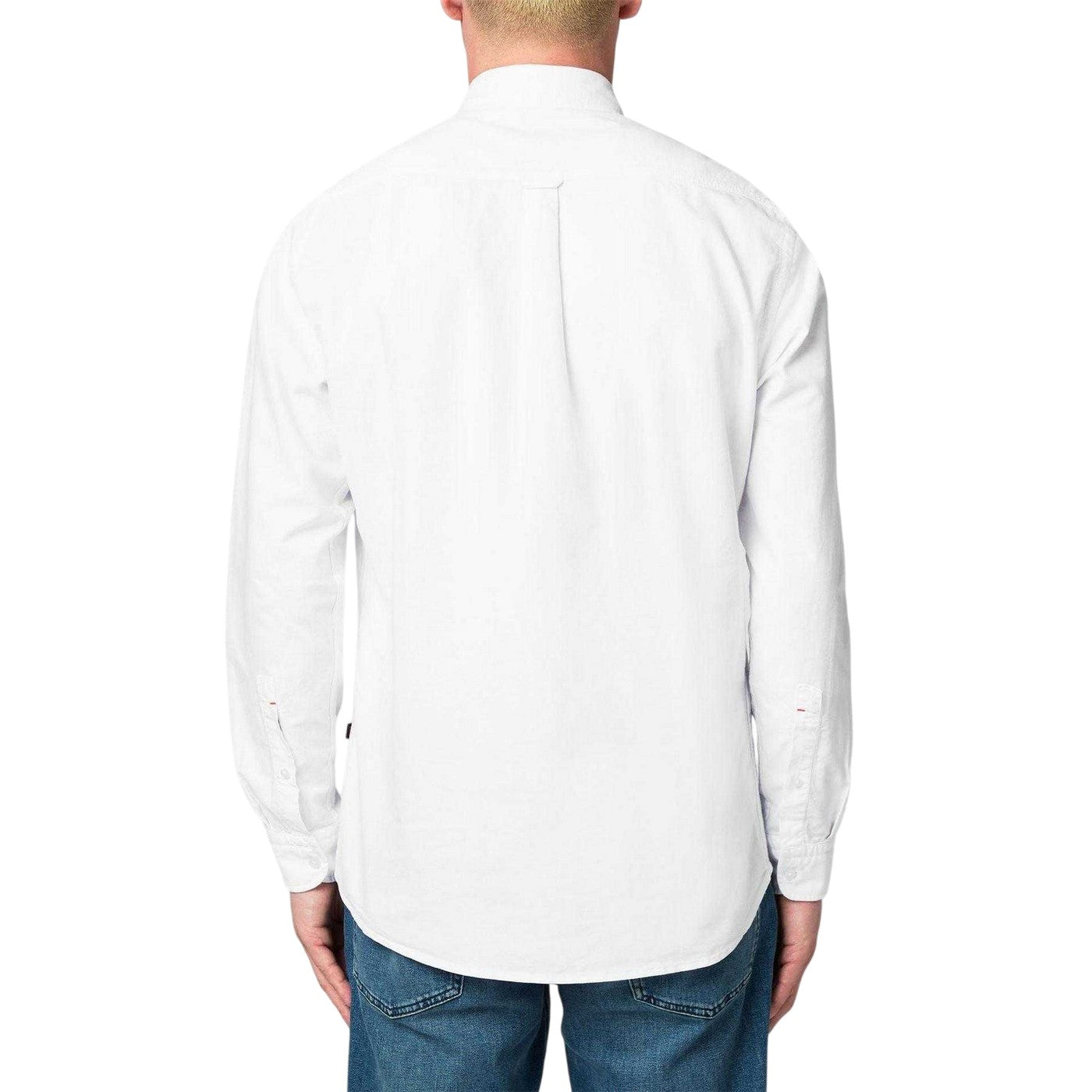 White - Pack Shot - Boss Mens Rickert Oxford Shirt