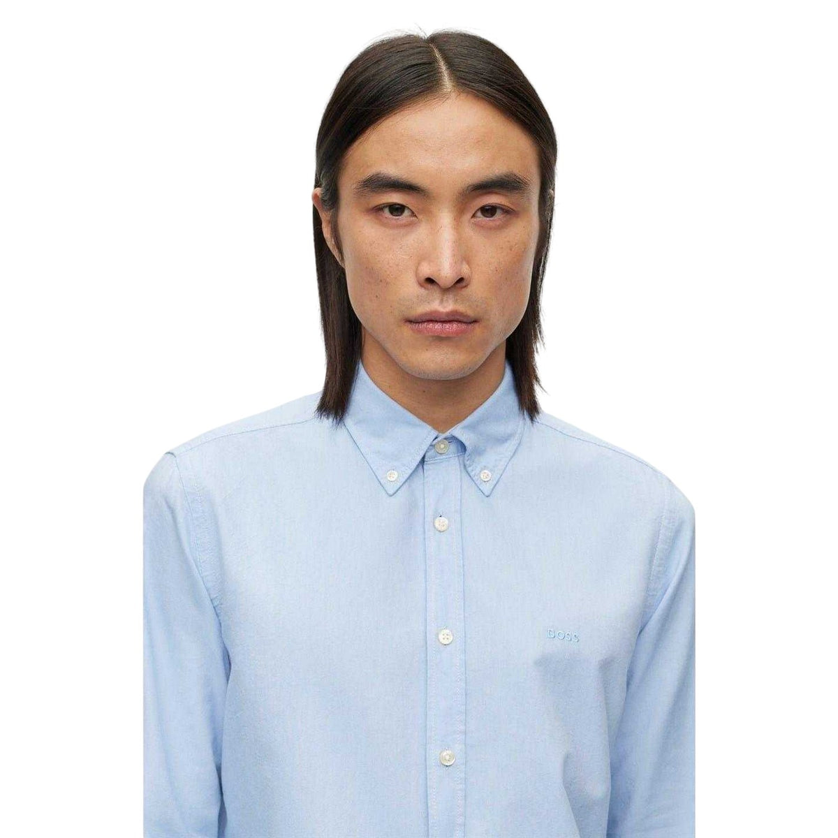 Blue - Lifestyle - Boss Mens Rickert Oxford Shirt