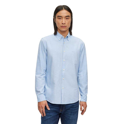 Blue - Pack Shot - Boss Mens Rickert Oxford Shirt
