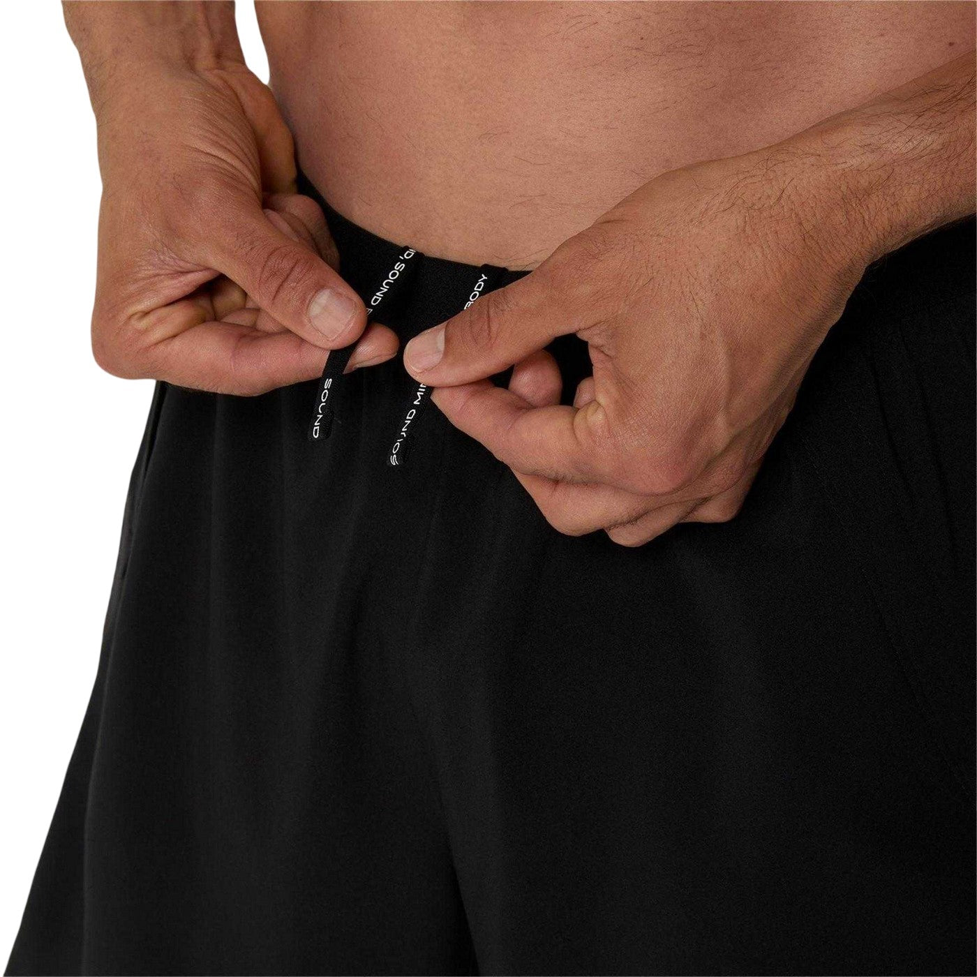 Black-Grey - Lifestyle - Asics Mens 2 in 1 Running Shorts