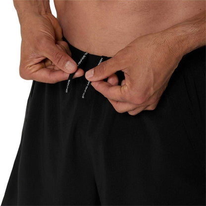 Black-Grey - Lifestyle - Asics Mens 2 in 1 Running Shorts