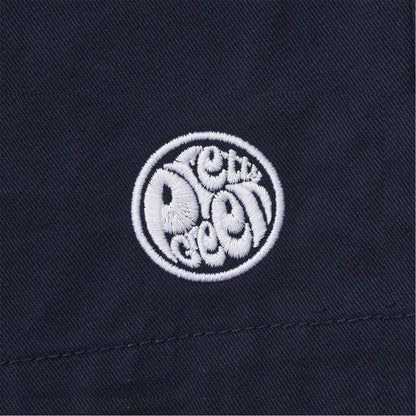 Navy - Pack Shot - Pretty Green Mens Cotton Casual Shorts