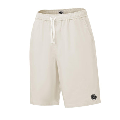 Light Grey - Side - Pretty Green Mens Cotton Casual Shorts