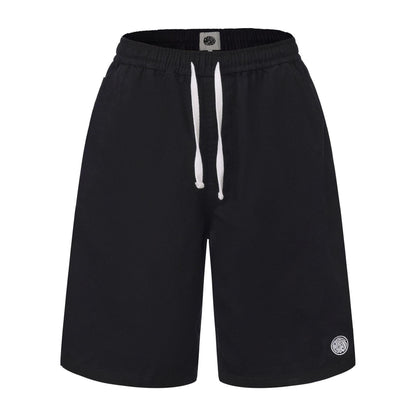Black - Front - Pretty Green Mens Cotton Casual Shorts