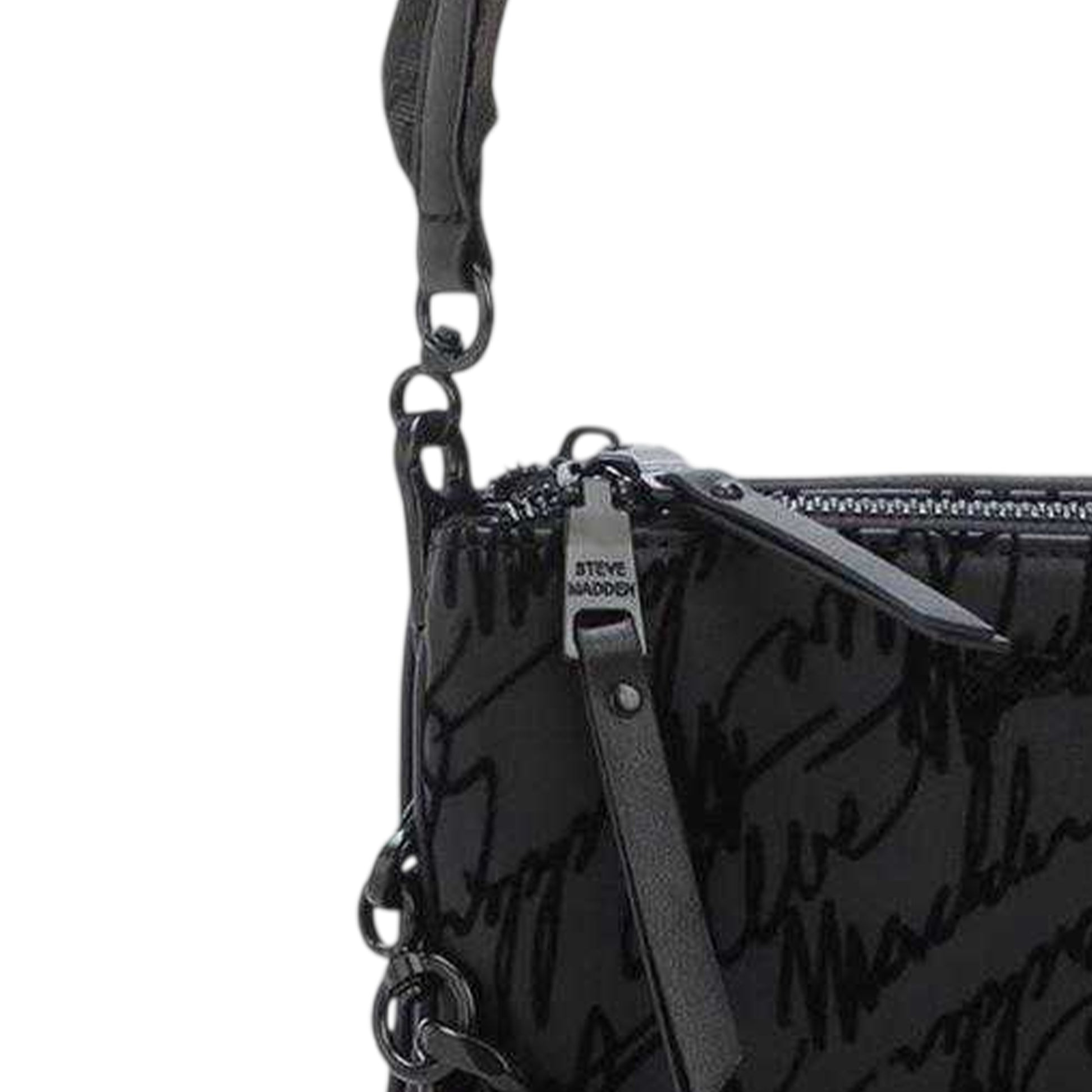 Black - Side - Steve Madden Bannika Crossbody Bag
