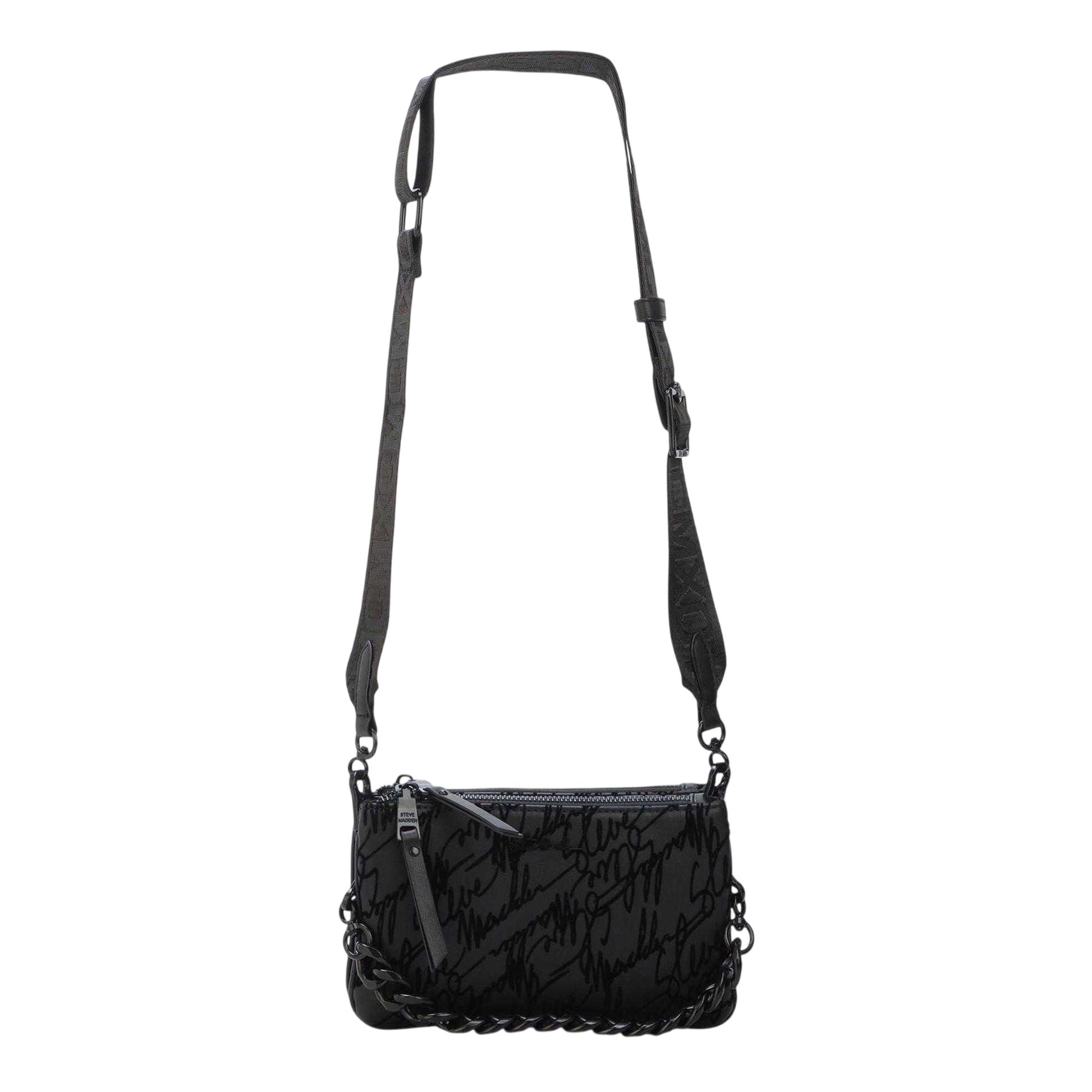 Black - Front - Steve Madden Bannika Crossbody Bag