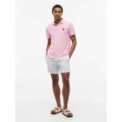 Classic Pink - Lifestyle - Tommy Hilfiger Mens Polo Shirt