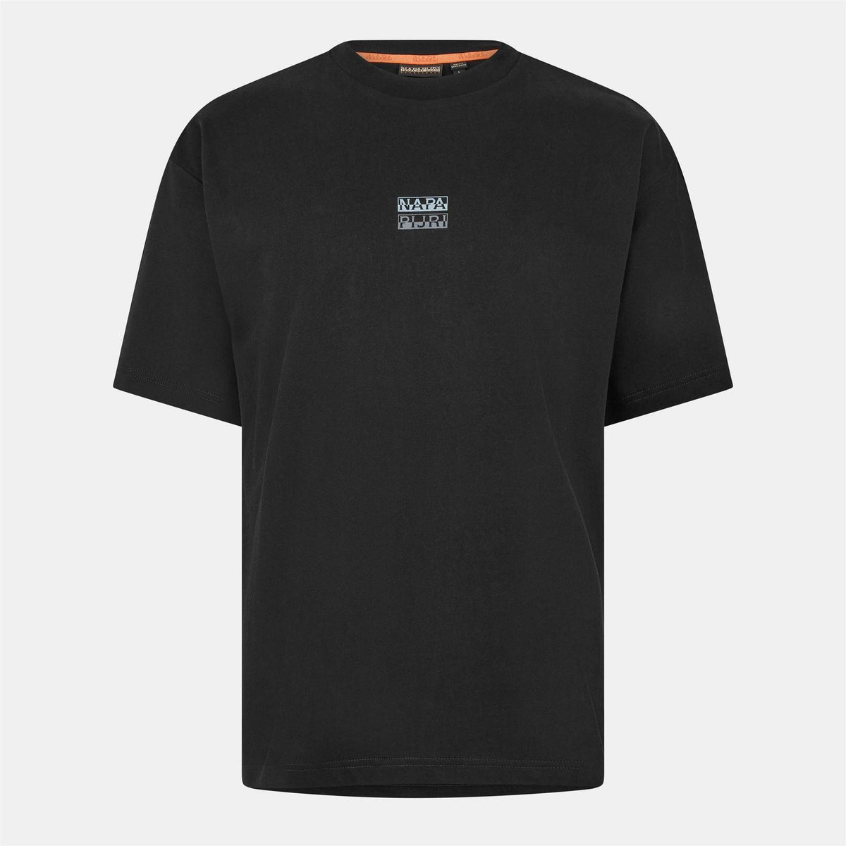 Black Beauty - Front - Napapijri Mens Regular T-Shirt