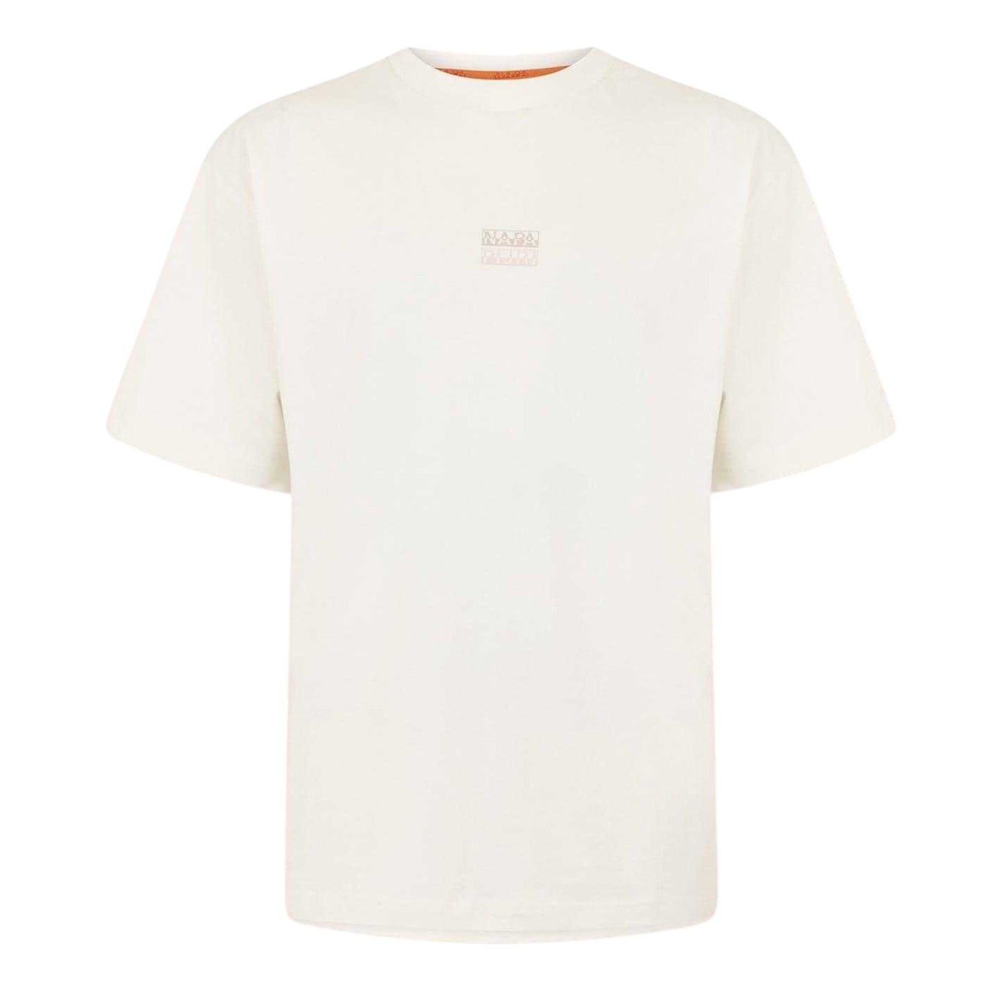 Heron White - Front - Napapijri Mens Regular T-Shirt
