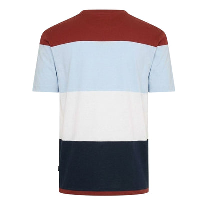 Multicoloured - Back - Boss Mens Tiburt 444 Colour Block Regular T-Shirt