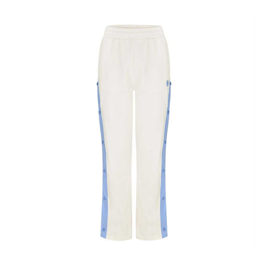 Natural - Front - Hugo Womens-Ladies Nusarah Side Stripe Joggers