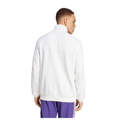 White - Back - Adidas Mens Real Sweatshirt