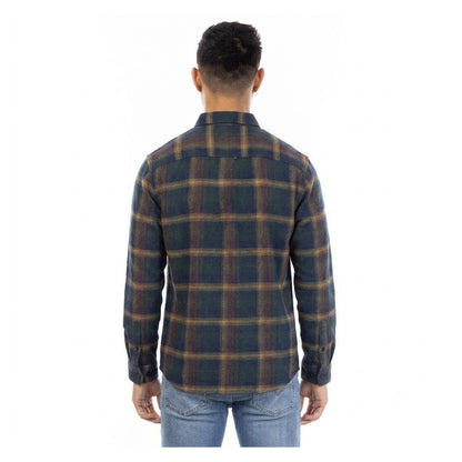 Multicoloured - Back - Peter Werth Mens Abbott Collared Regular Shirt